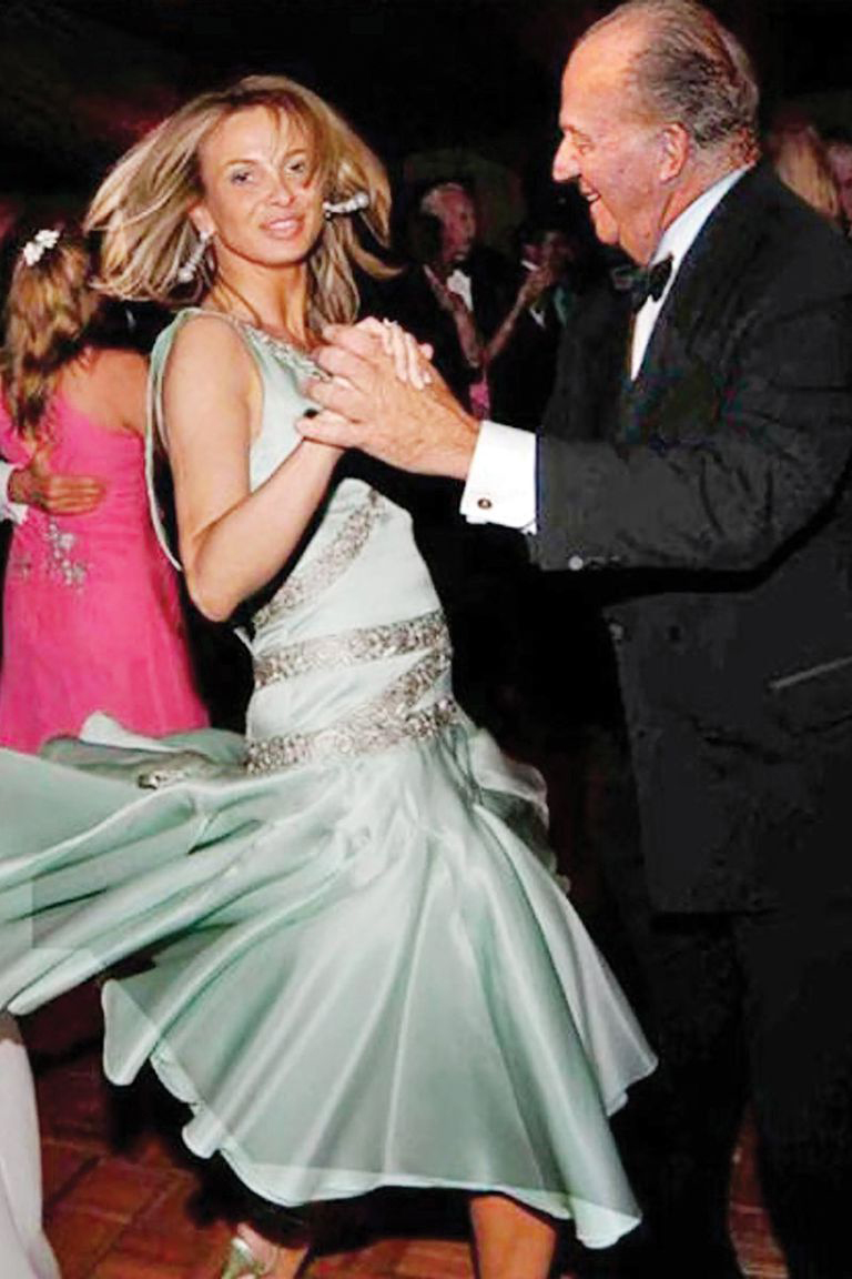 Corinna bailando con Juan Carlos
