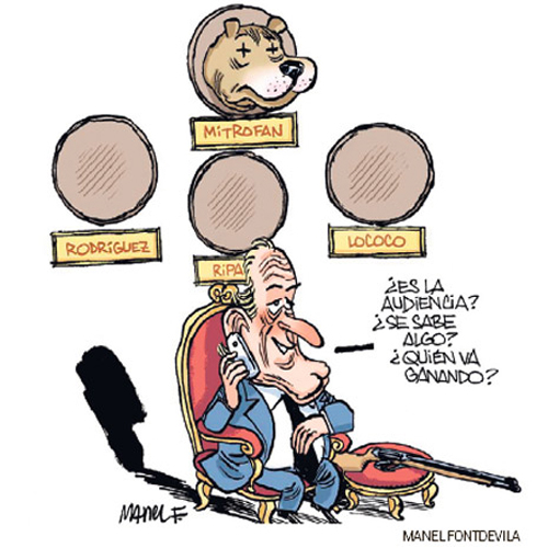 Caricatura de Juan Carlos